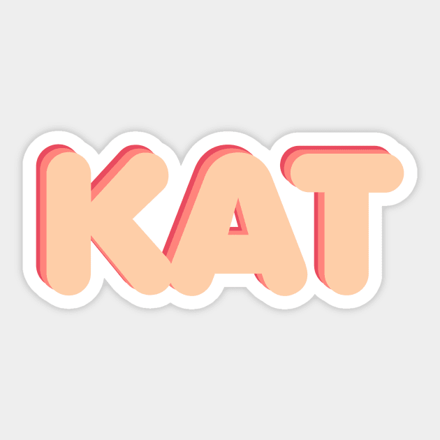 Kat Sticker by ampp